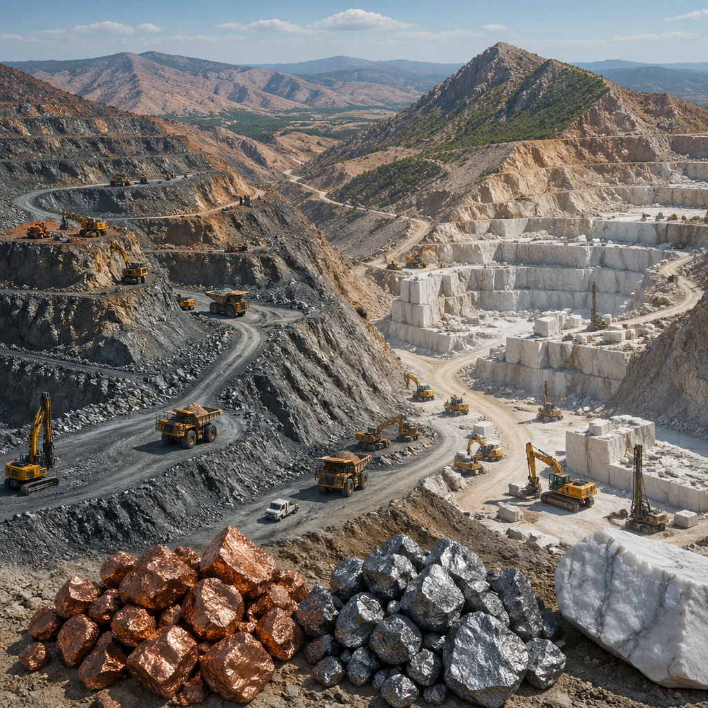 Mineral extraction and economic importance