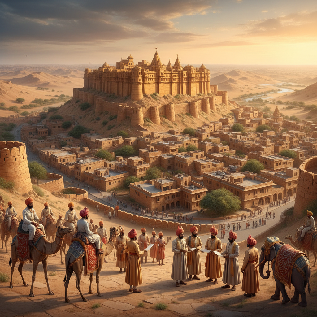 Development of Jaisalmer State and Bhati Rulers