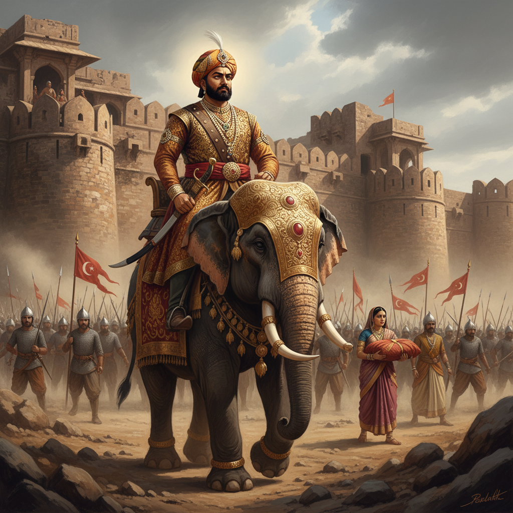 Second Saka Sultan Bahadur Shah of Gujarat (1535 AD)