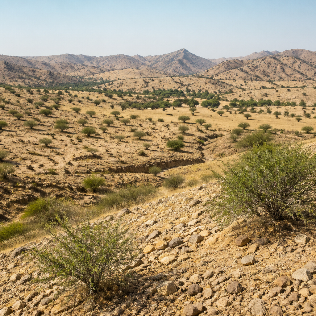 Semi-arid climate Central Rajasthan