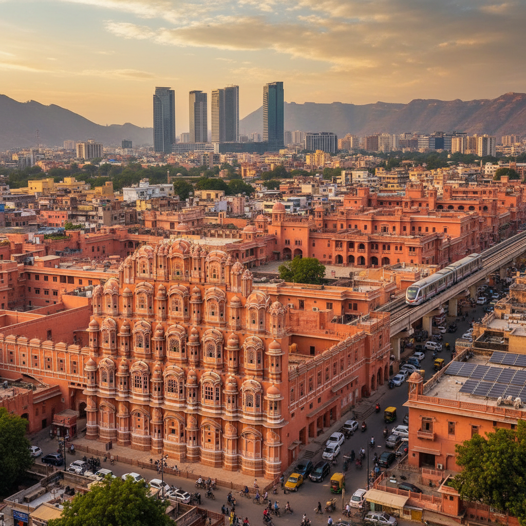 Pink City and modernization