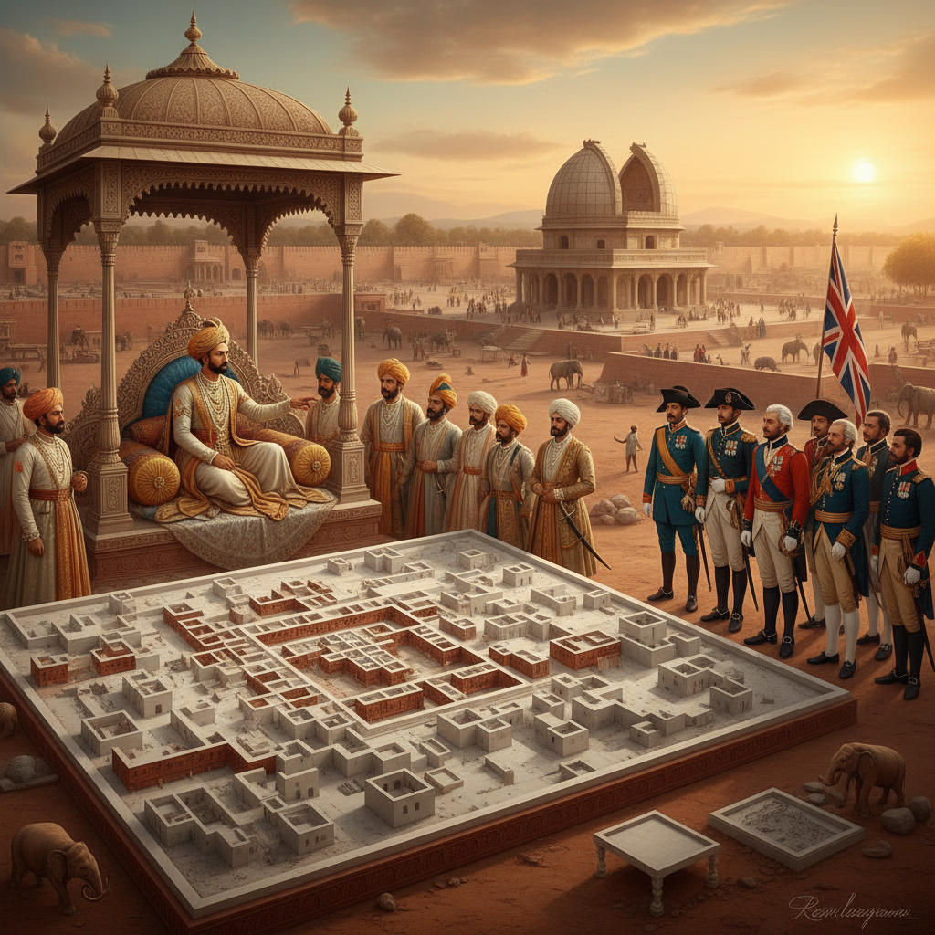 Sawai Jai Singh II and the British Empire