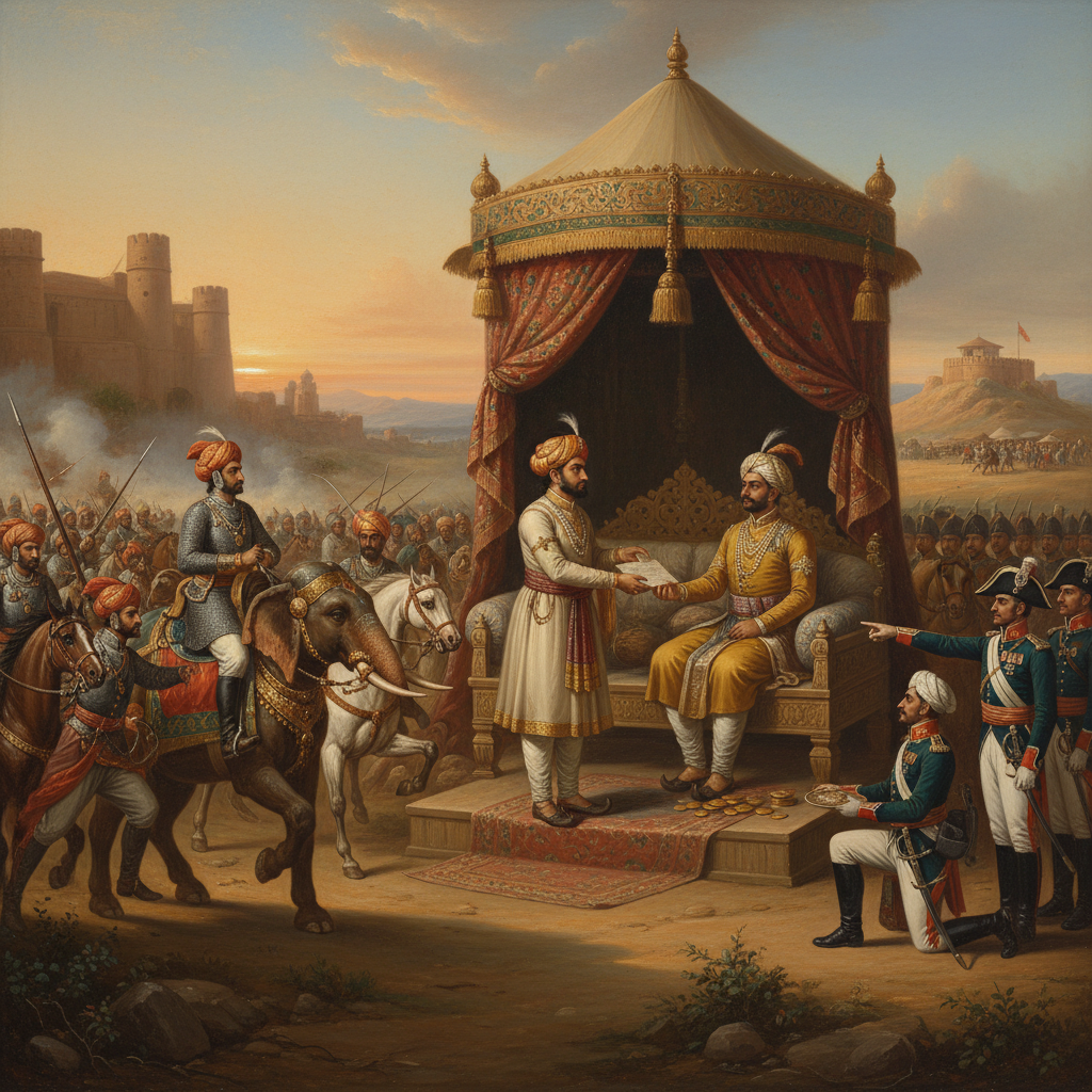 Reaction of the princely states of Rajasthan