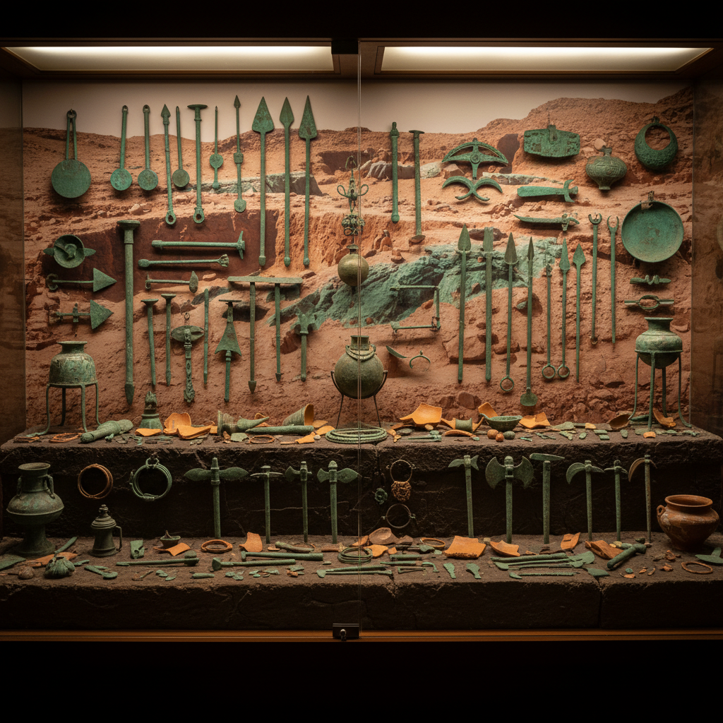 Copper deposits and archaeological evidence