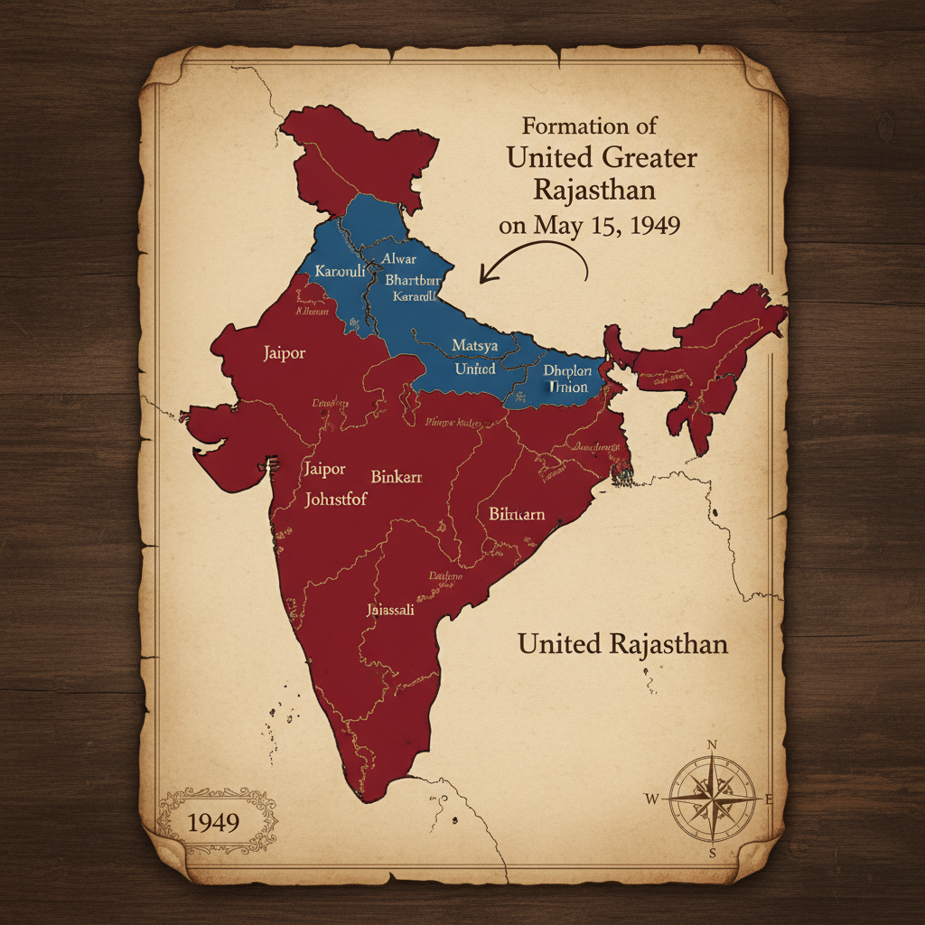 Formation of United Greater Rajasthan
