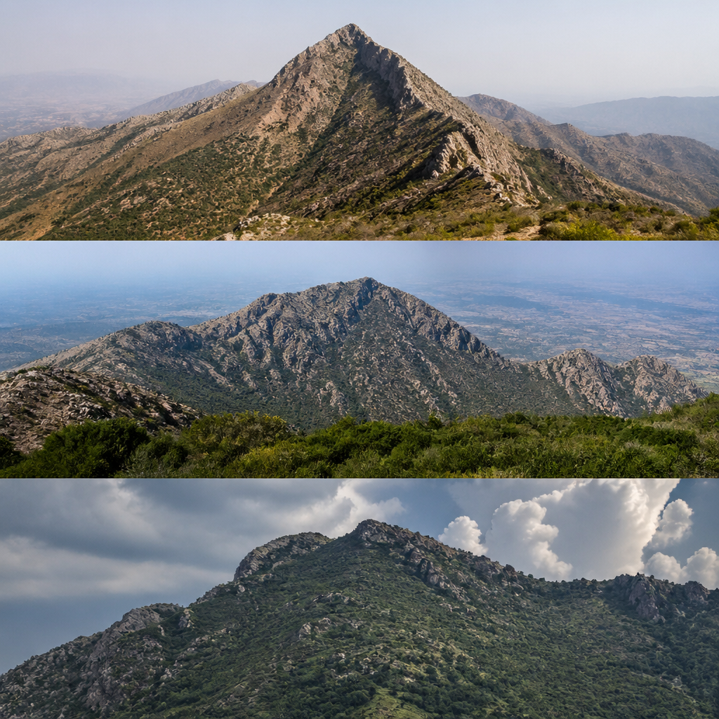 Other major peaks Ser, Jarga, Achalgarh