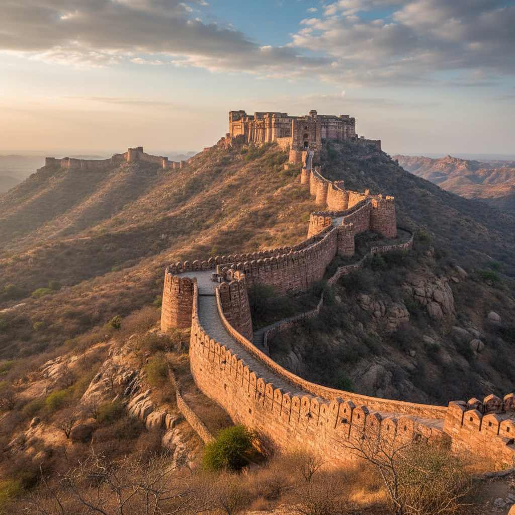 Kumbhalgarh the second longest wall in the world