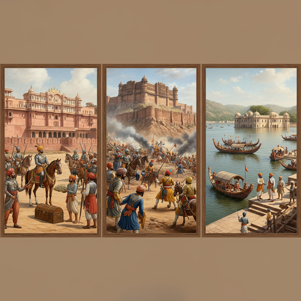 Comparative analysis among the three states