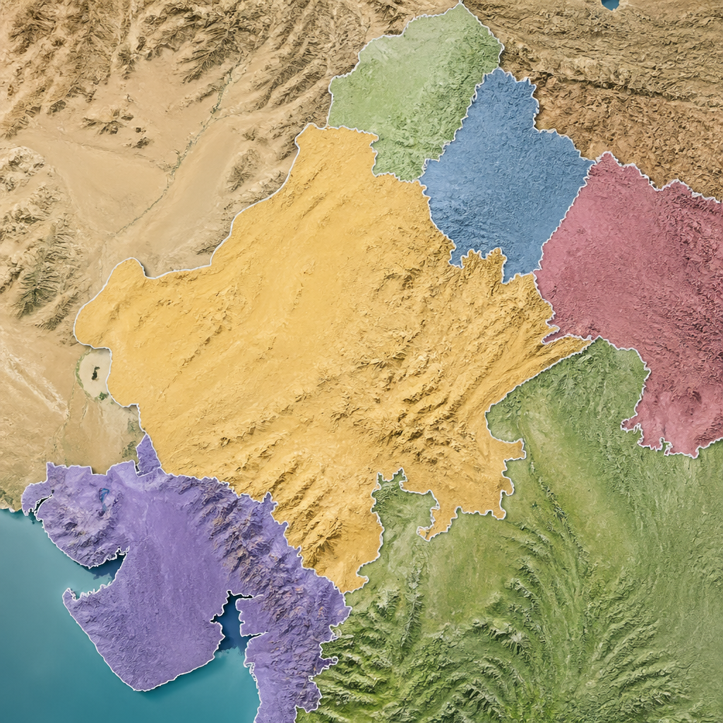 Borders with Indian states