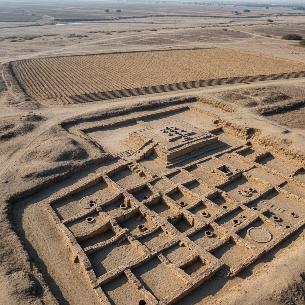 Archaeological features of Kalibanga