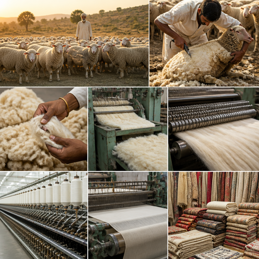 Wool Production: Process, Quality, Market