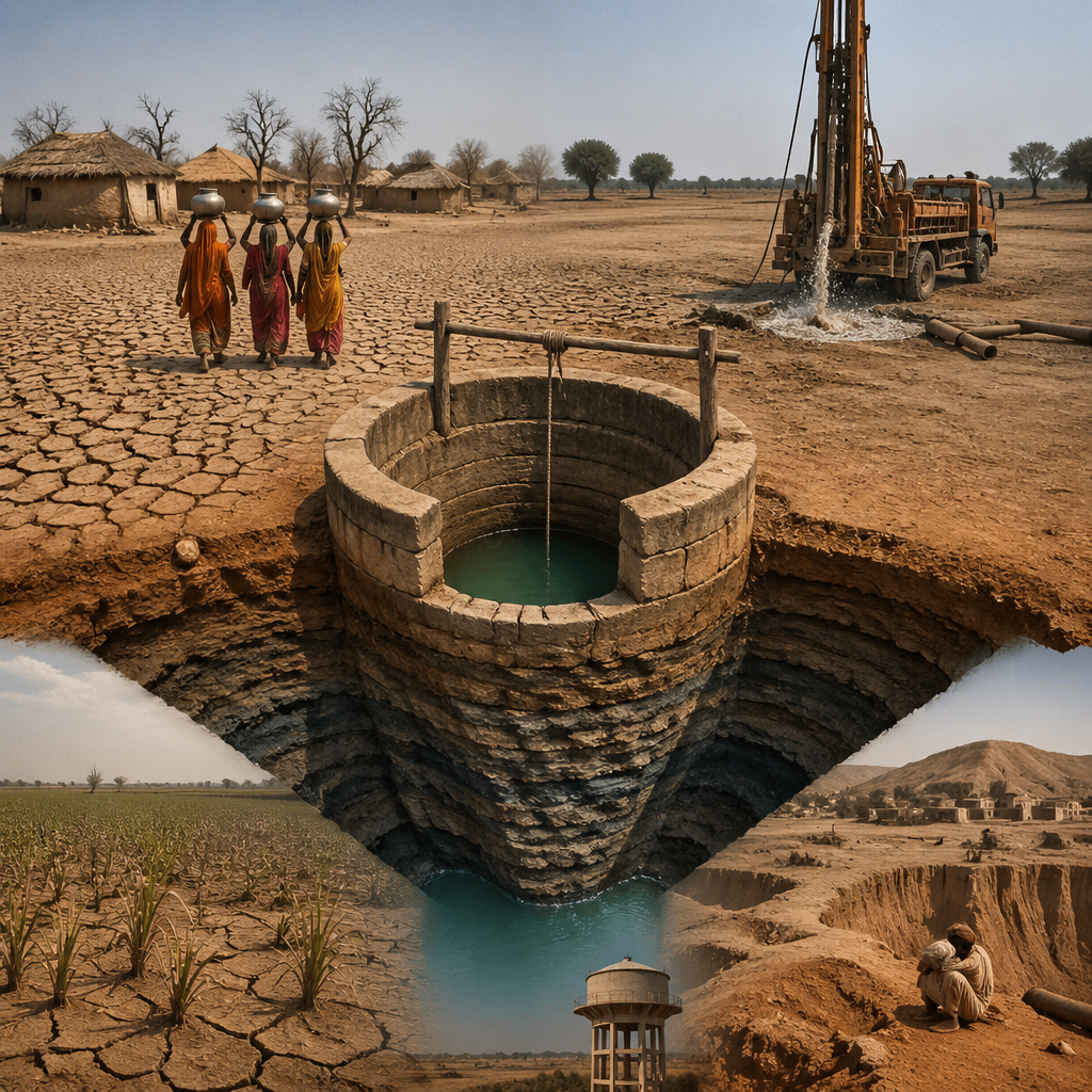 Ground water crisis endangered scenario of Rajasthan