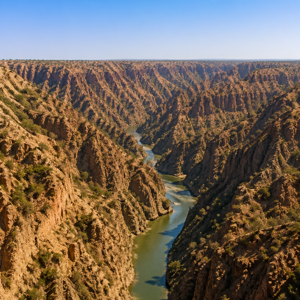 Chambal ravines geological importance