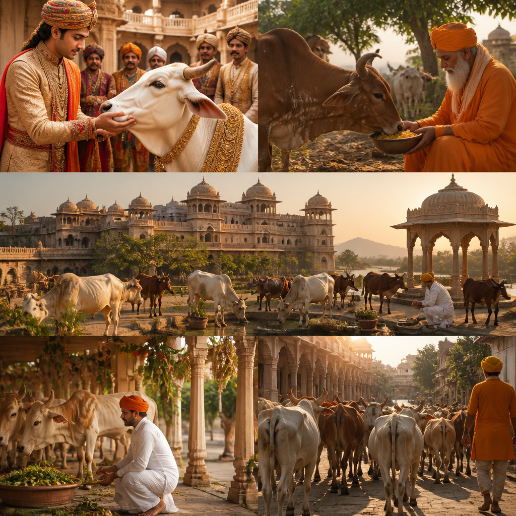 Development of cow service tradition in Rajasthan