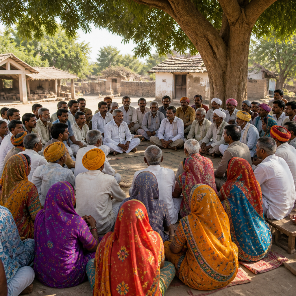 Introduction and definition of Gram Sabha