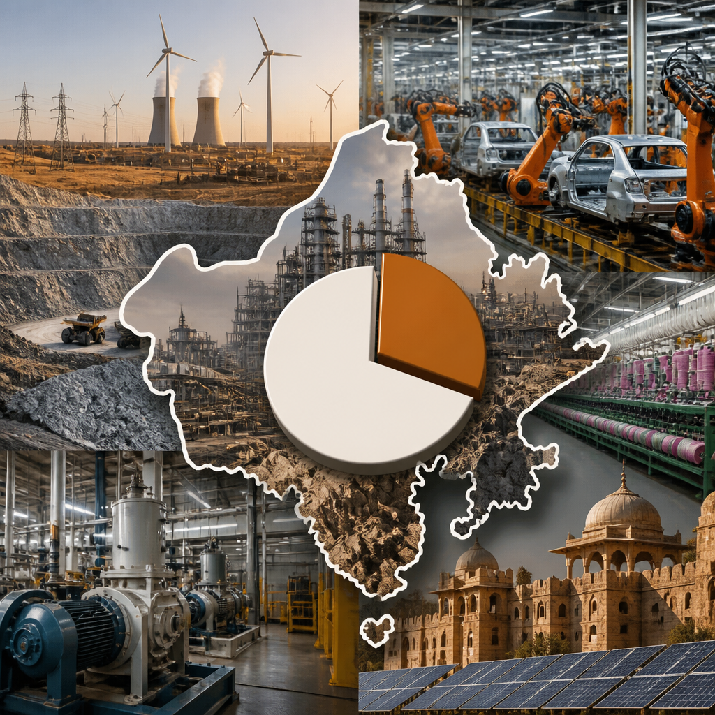 Industry sector contribution of 28%