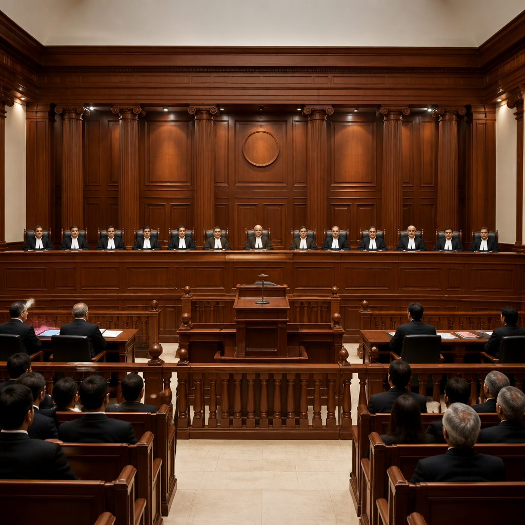 Judge number and composition