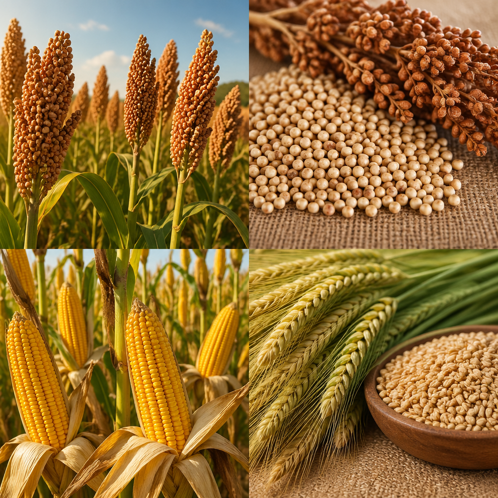 Other coarse grains sorghum, maize, barley
