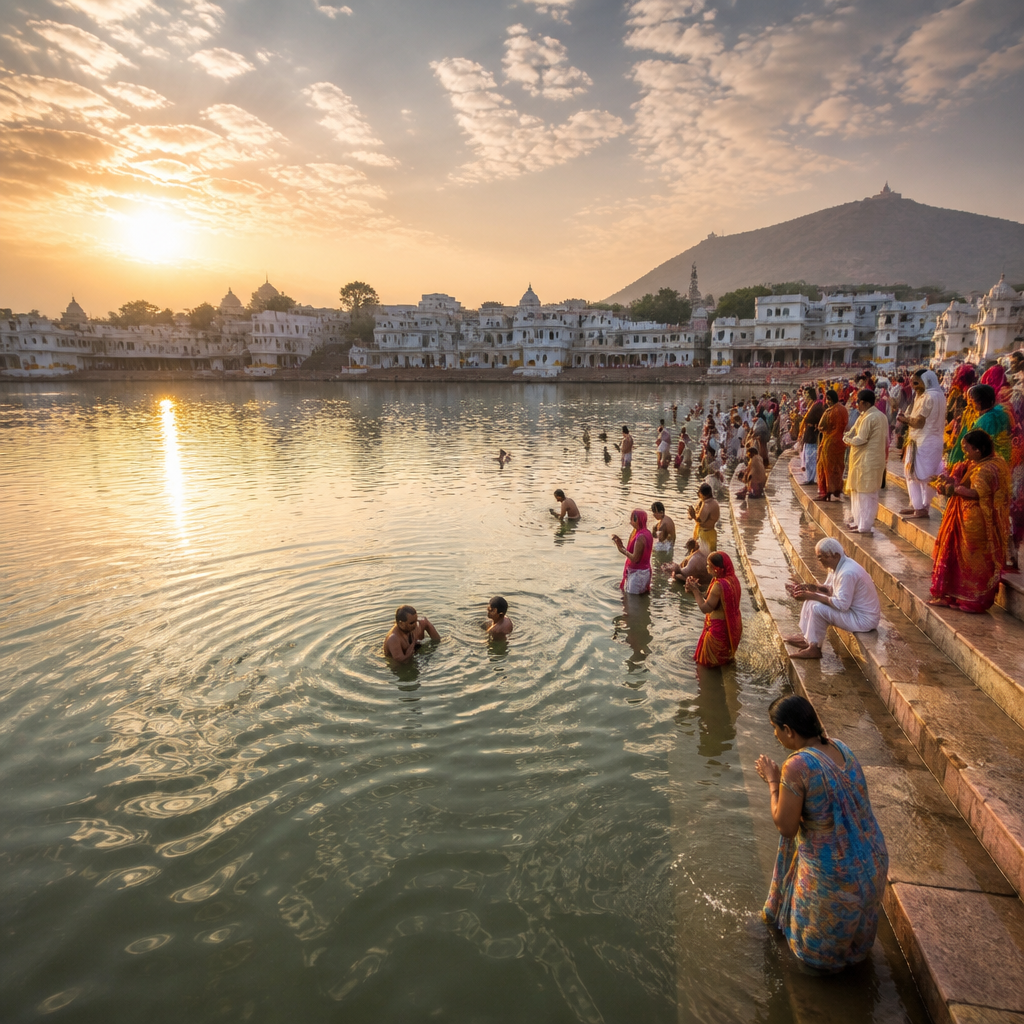 Pushkar Lake sacred water and pilgrimage importance