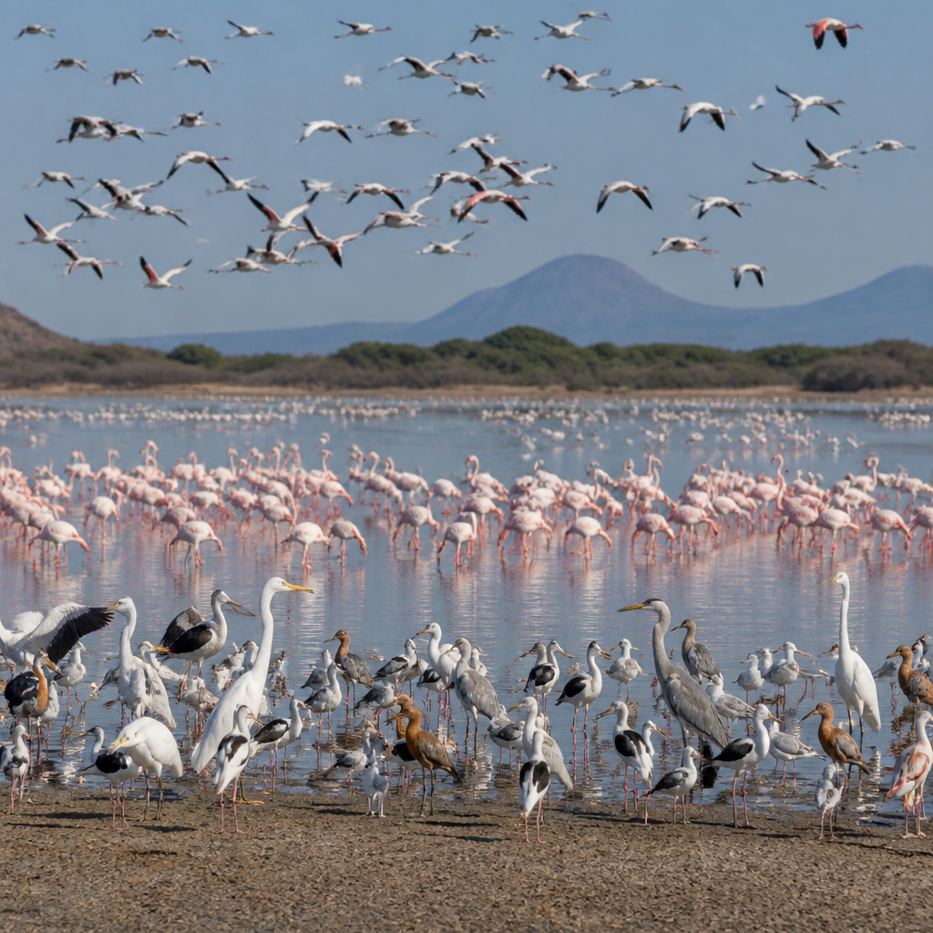 Flamingos and Bird Diversity