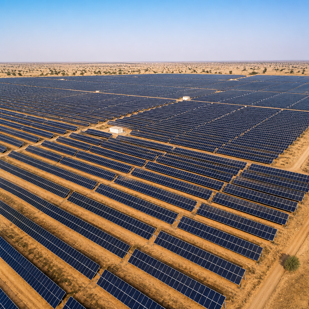 Fatehgarh Solar Park Western Rajasthan