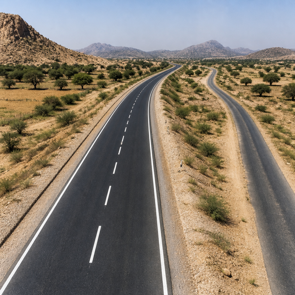 State Highway (SH) and District Roads