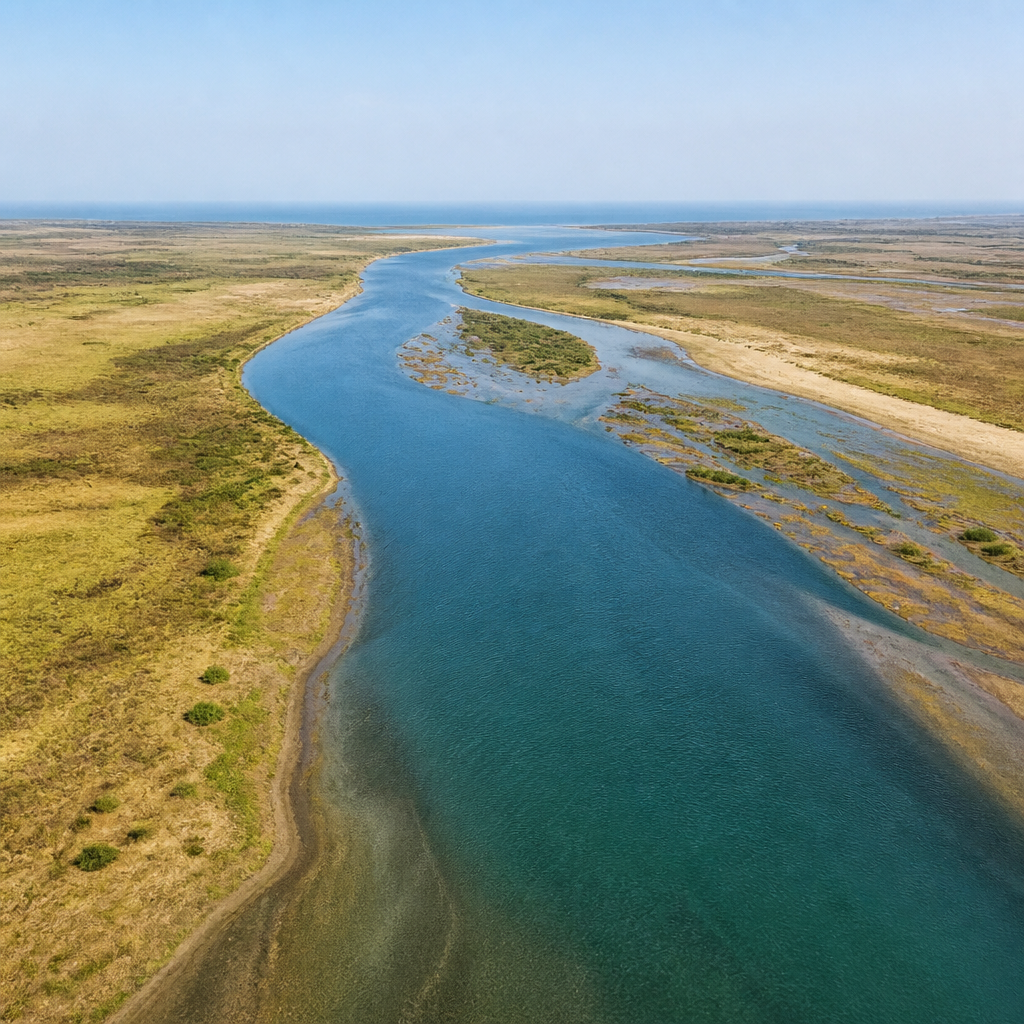 Jakham River towards the Arabian Sea