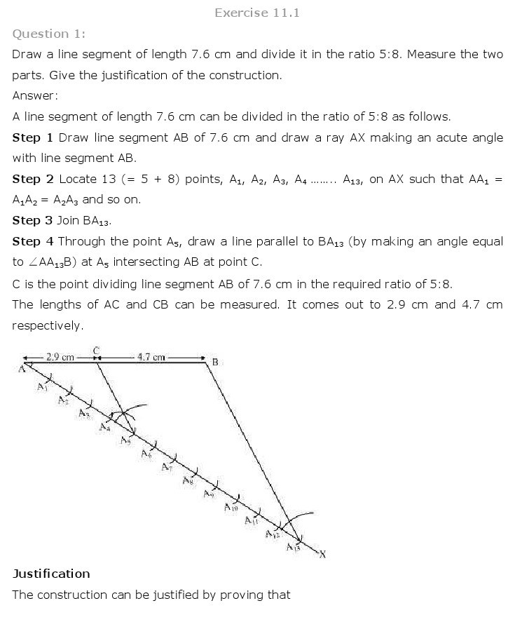 10th, Maths, Constructions 1