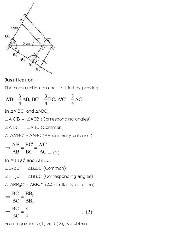 10th, Maths, Constructions 10