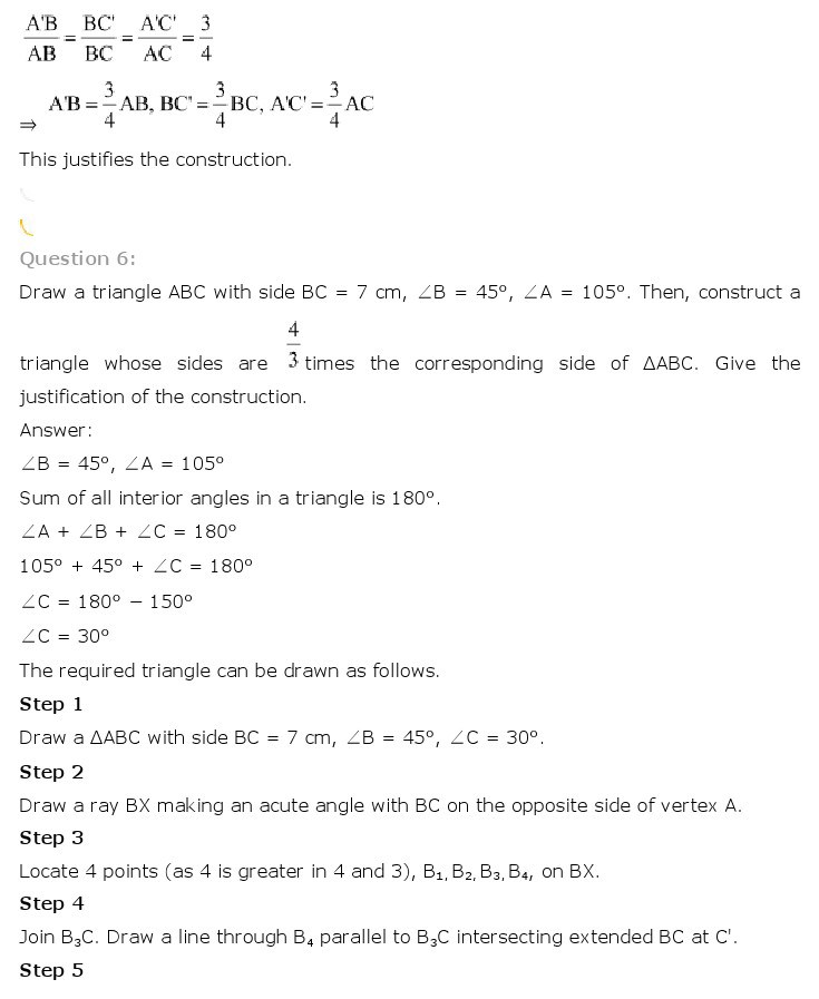 10th, Maths, Constructions 11