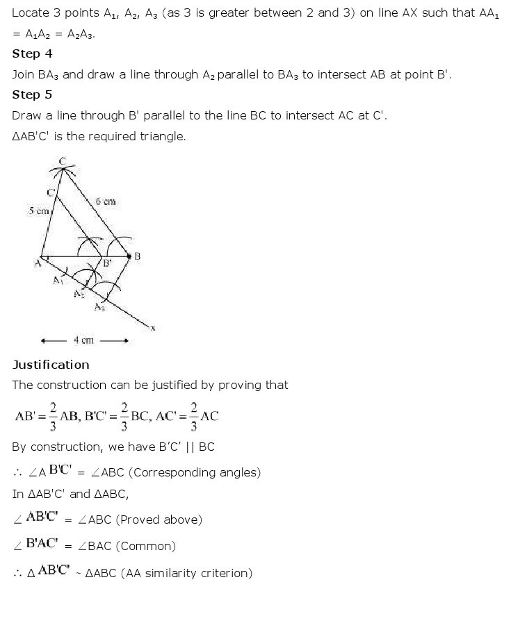 10th, Maths, Constructions 3