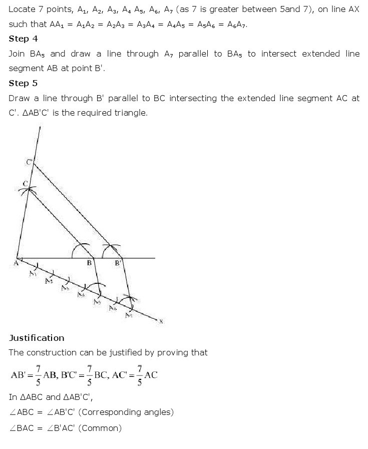 10th, Maths, Constructions 5