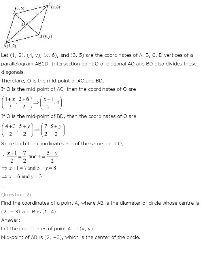 10th, Maths, Coordinate Geometry 13
