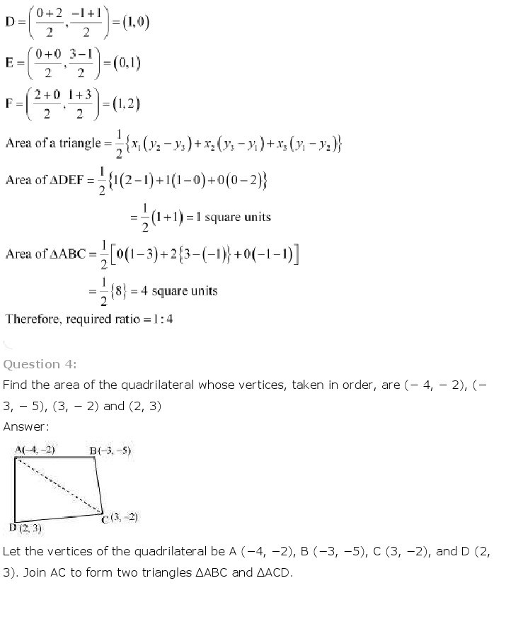 10th, Maths, Coordinate Geometry 19