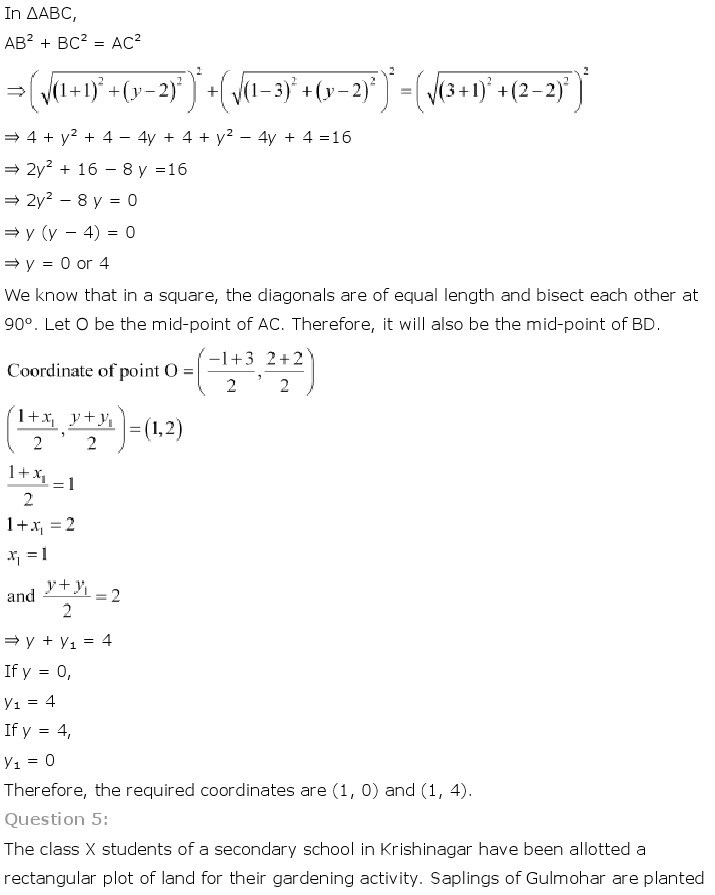 10th, Maths, Coordinate Geometry 25