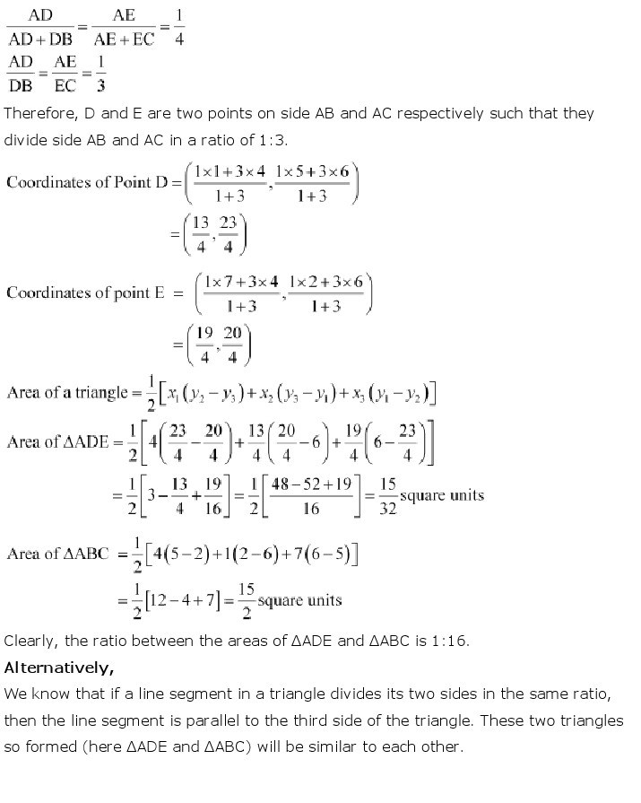 10th, Maths, Coordinate Geometry 28