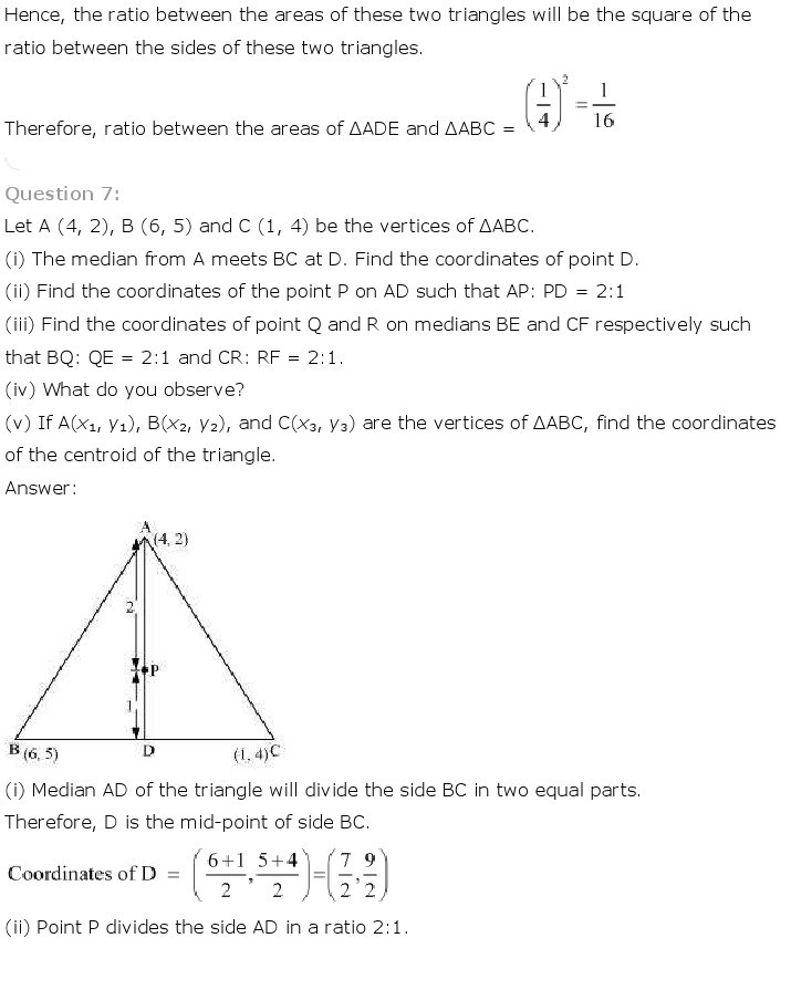 10th, Maths, Coordinate Geometry 29