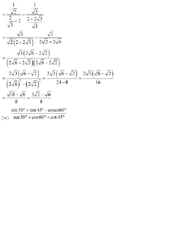 10th, Maths, Introduction to Trigonometry 21