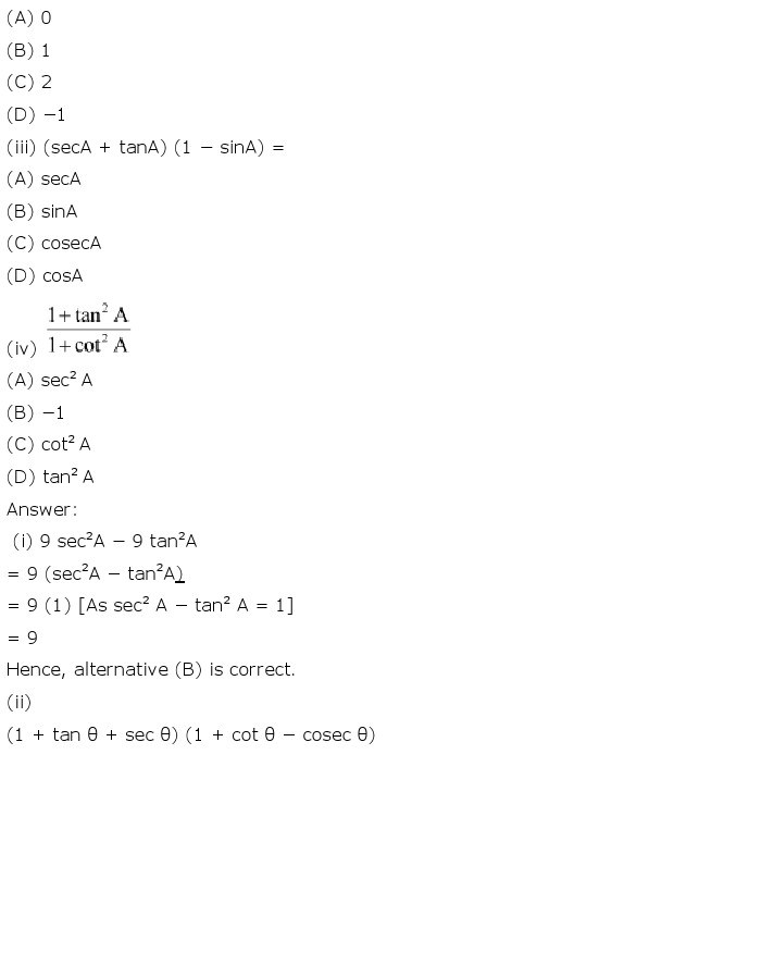 10th, Maths, Introduction to Trigonometry 35