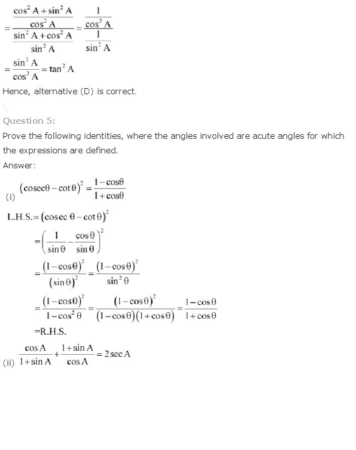 10th, Maths, Introduction to Trigonometry 37