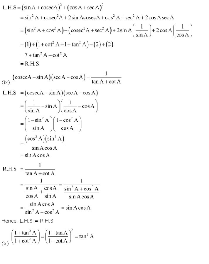 10th, Maths, Introduction to Trigonometry 43