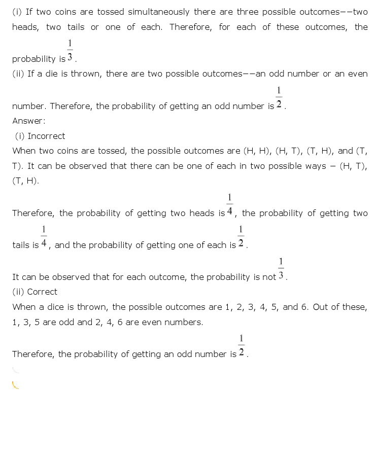 10th, Maths, Probability 17