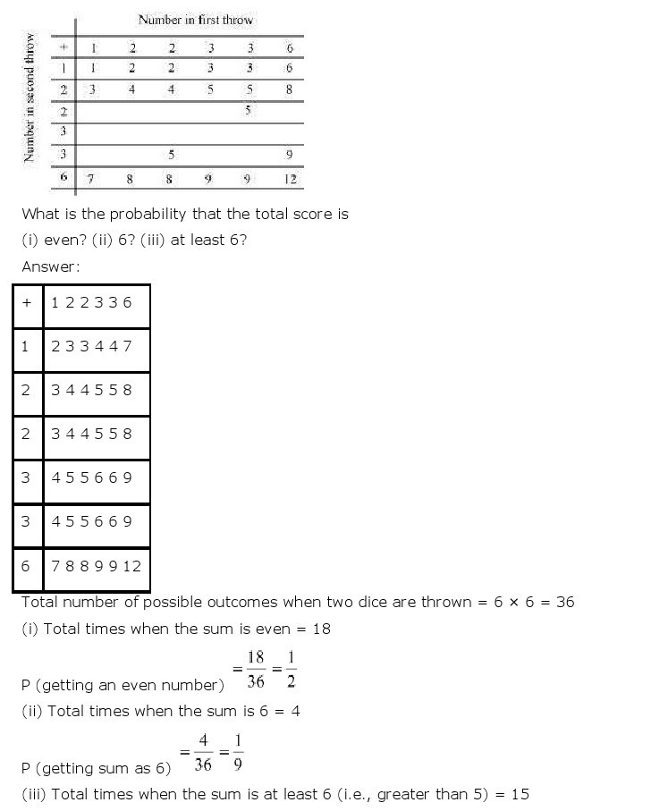 10th, Maths, Probability 19