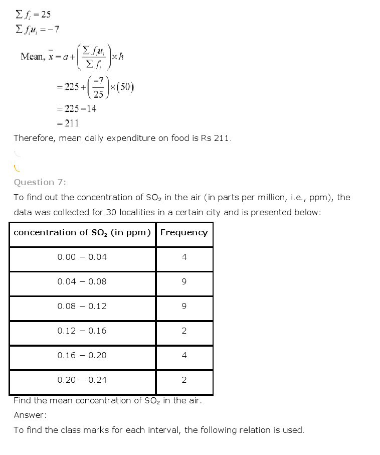 10th, Maths, Statistics 10