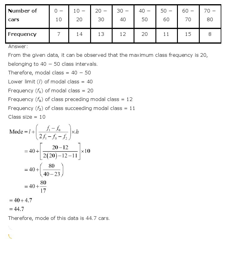 10th, Maths, Statistics 25