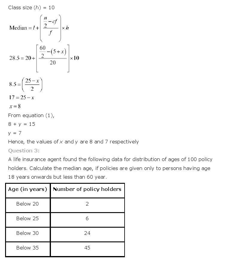 10th, Maths, Statistics 31