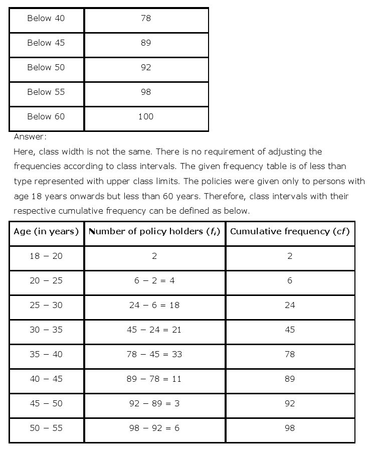 10th, Maths, Statistics 32