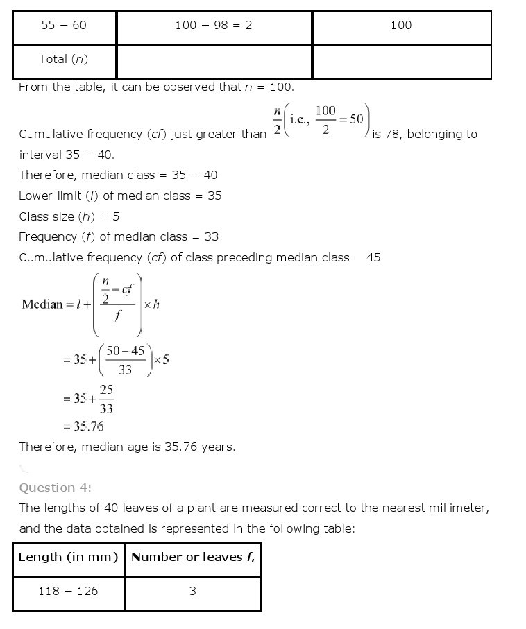 10th, Maths, Statistics 33