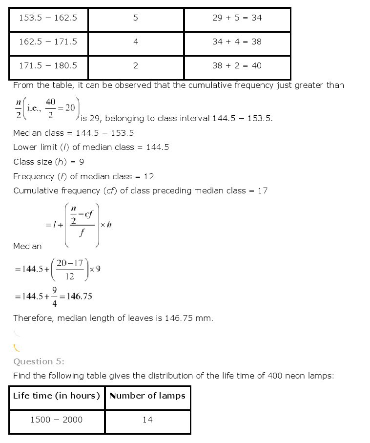 10th, Maths, Statistics 35