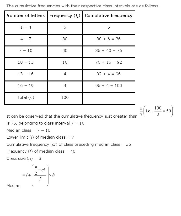 10th, Maths, Statistics 38